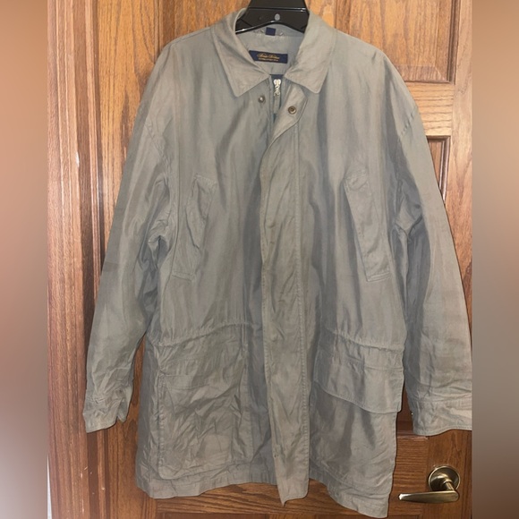 Brooks Brothers Men’s Green Nylon Field Jacket Size Medium Barn Coat - Picture 1 of 6